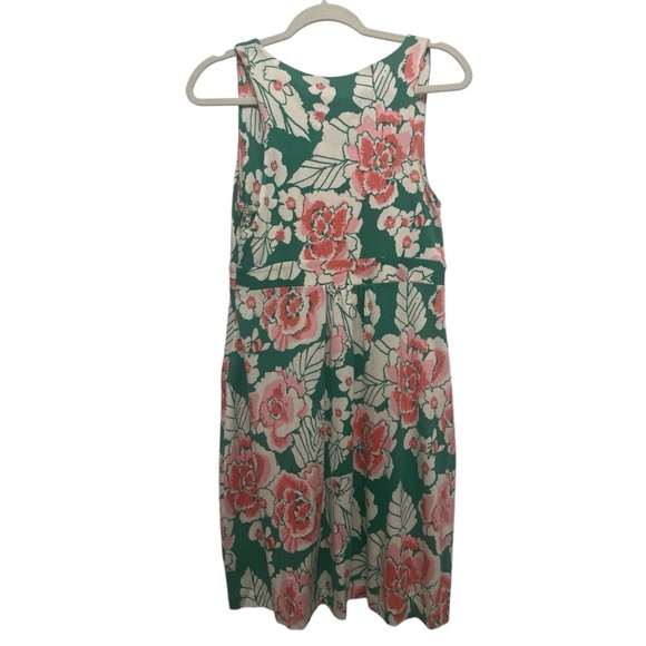 Lilly Pulitzer Cotton Silk Knit Short Sleeveless Dress Pink Green Size Medium - Picture 4 of 10